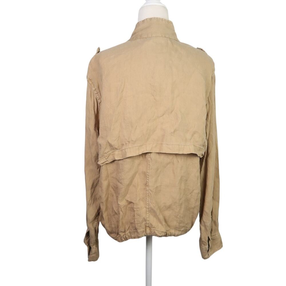 Rails Collins Jacket Tan Toffee Linen And Cupro B… - image 4